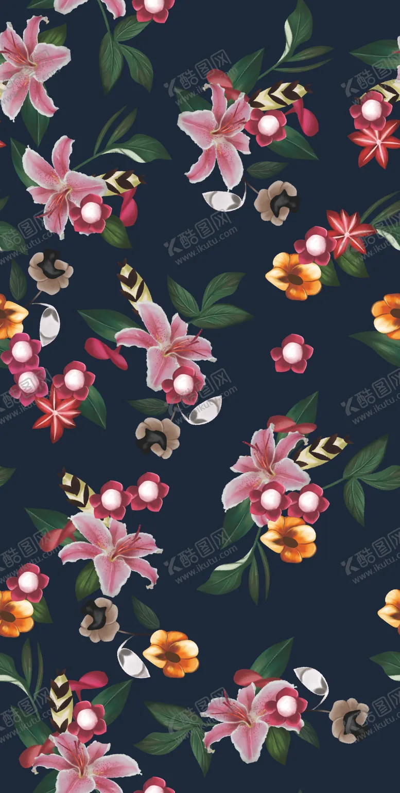 编号：72921501270912186274【酷图网】源文件下载-黑色花花