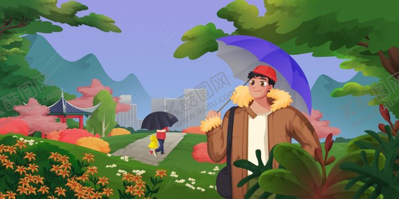 编号：53438209122350189512【酷图网】源文件下载-春暖花开