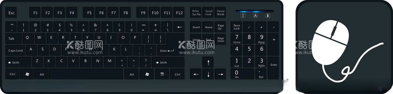 编号：83238501281348058096【酷图网】源文件下载-矢量鼠标键盘