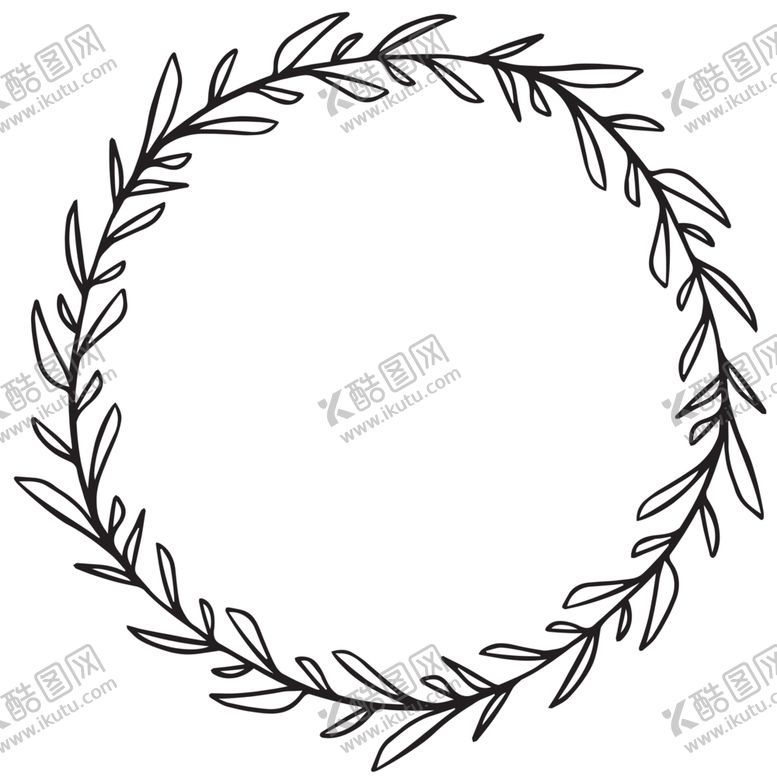 编号：44081010251036413157【酷图网】源文件下载-花纹花圈纹理