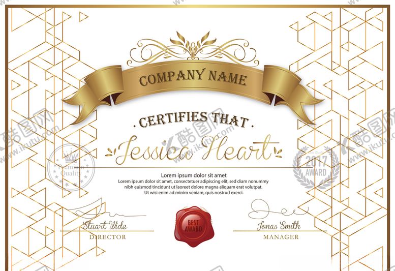 编号：58683106302231076452【酷图网】源文件下载-证书