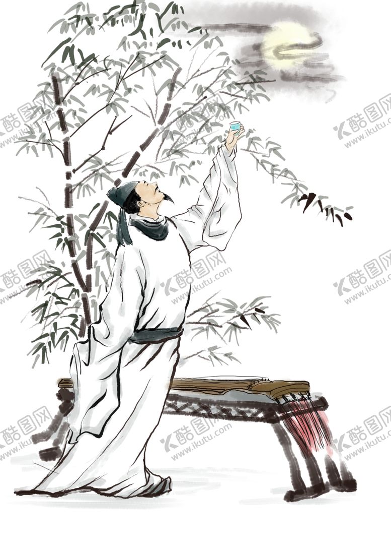 编号：87480707071530017037【酷图网】源文件下载-国学人物插画