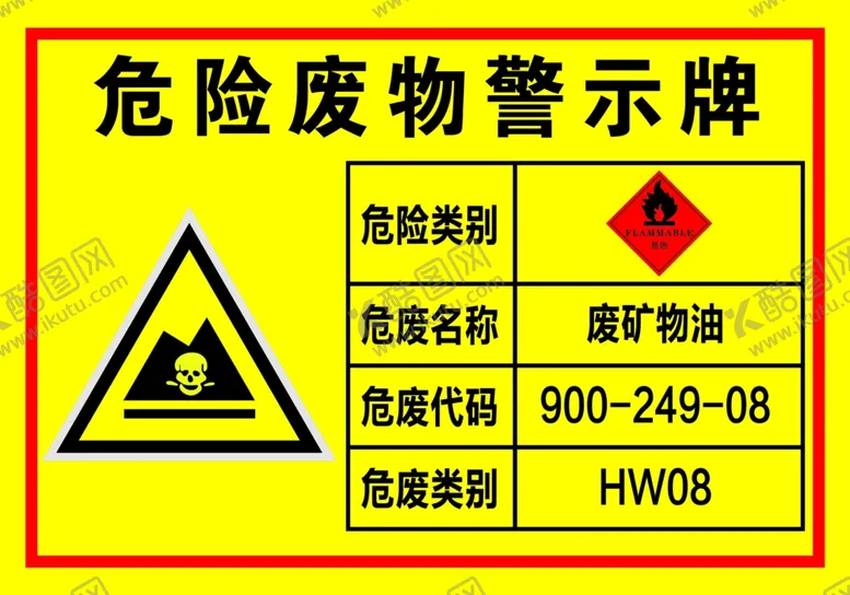 编号：48354006250348192286【酷图网】源文件下载-危险废物警示牌