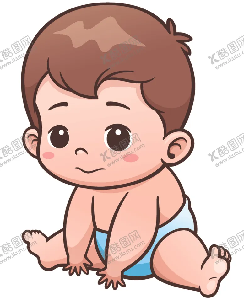 编号：95656102191118536274【酷图网】源文件下载-矢量可爱婴儿插画