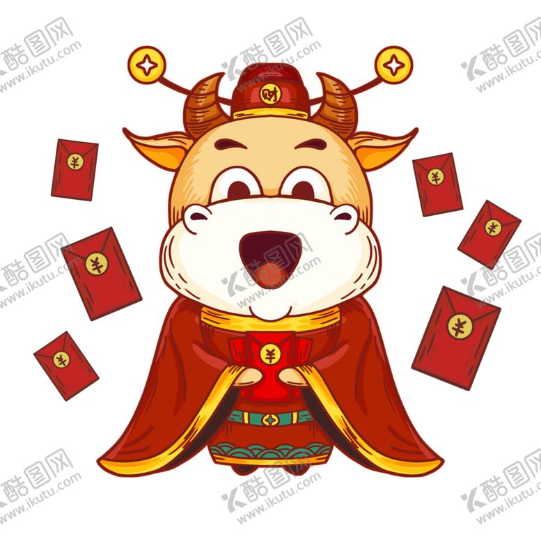 编号：60143611011603524017【酷图网】源文件下载-卡通牛形象