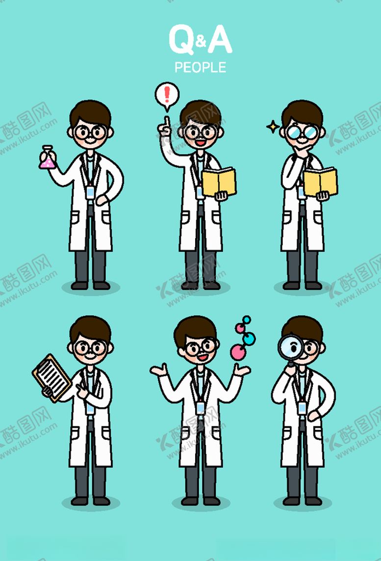 编号：97269009090409592702【酷图网】源文件下载-手绘职业医生