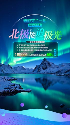 芬兰旅游海报