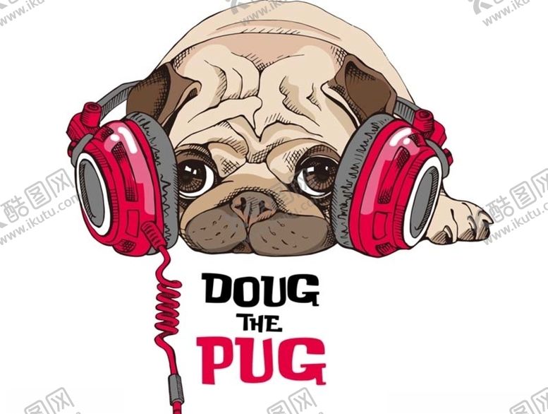 编号：59122810312302256665【酷图网】源文件下载-大牌耳机插画矢量歌曲