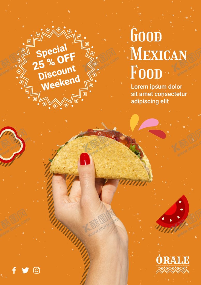 编号：47292109270434591665【酷图网】源文件下载-美食海报