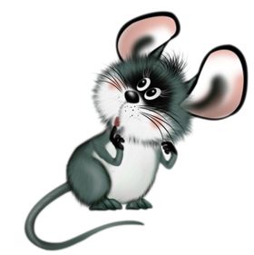 老鼠线条免抠