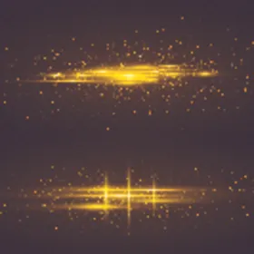 亮闪闪白光闪光星光十字星光晕