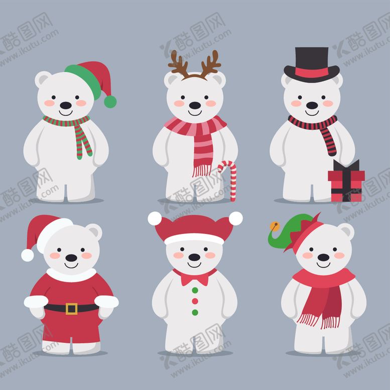 编号：45784209211123302440【酷图网】源文件下载-圣诞节创意卡通图案