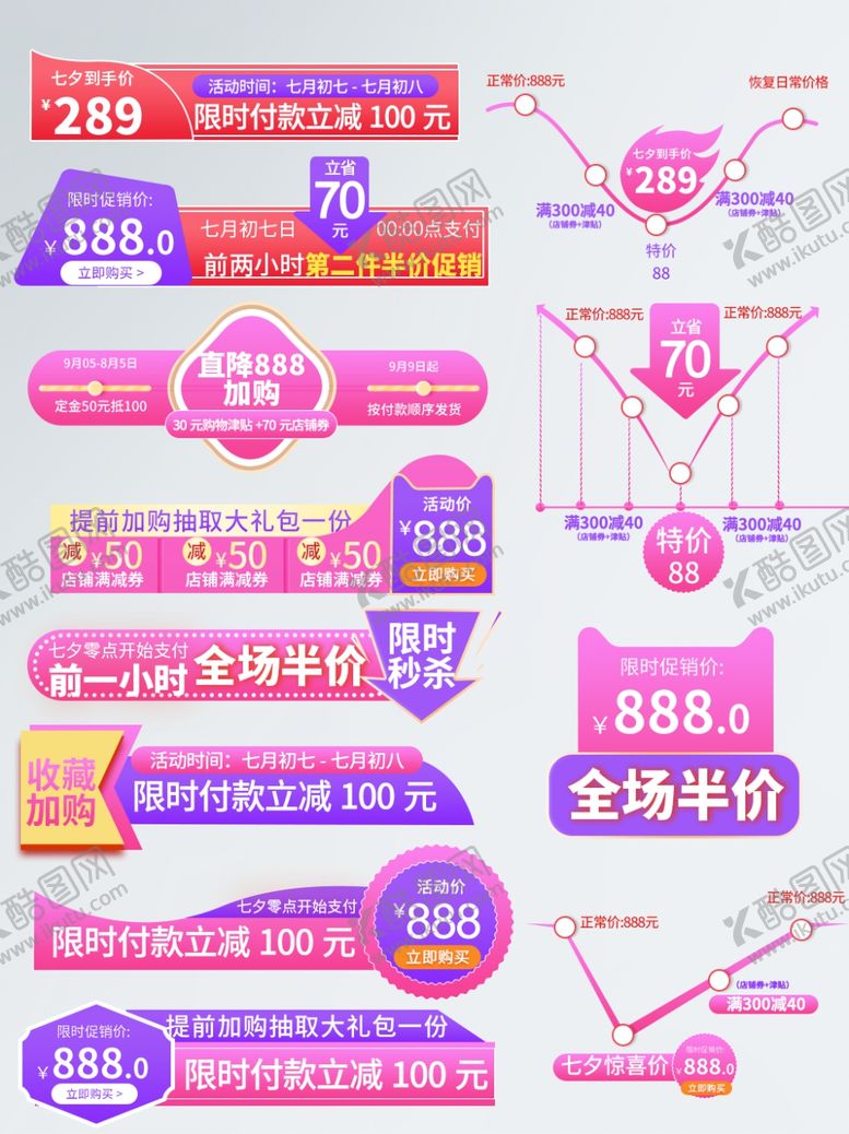 编号：88113806300301216957【酷图网】源文件下载-促销标签
