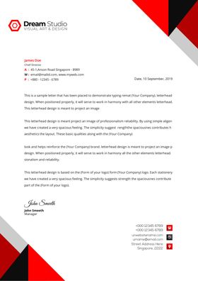 公司信纸书签设计