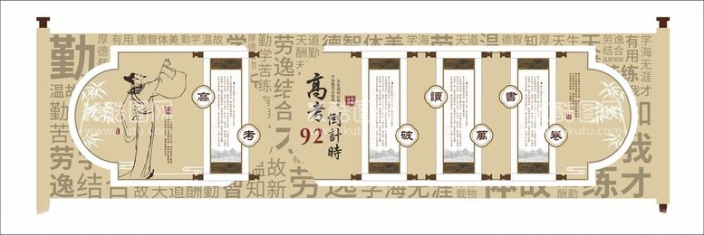 编号：20056902192112015218【酷图网】源文件下载-校园文化墙