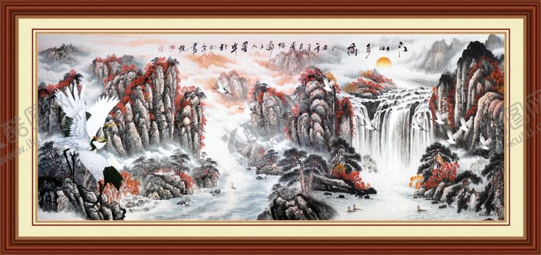 编号：46153310251038467966【酷图网】源文件下载-背有靠山装饰画
