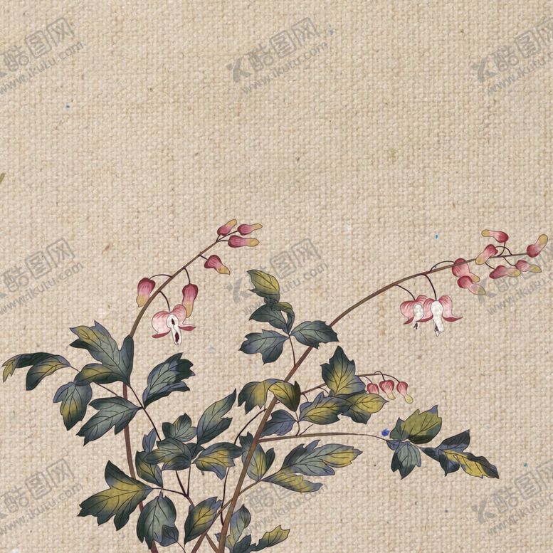编号：76085909280025423964【酷图网】源文件下载-手绘花卉背景