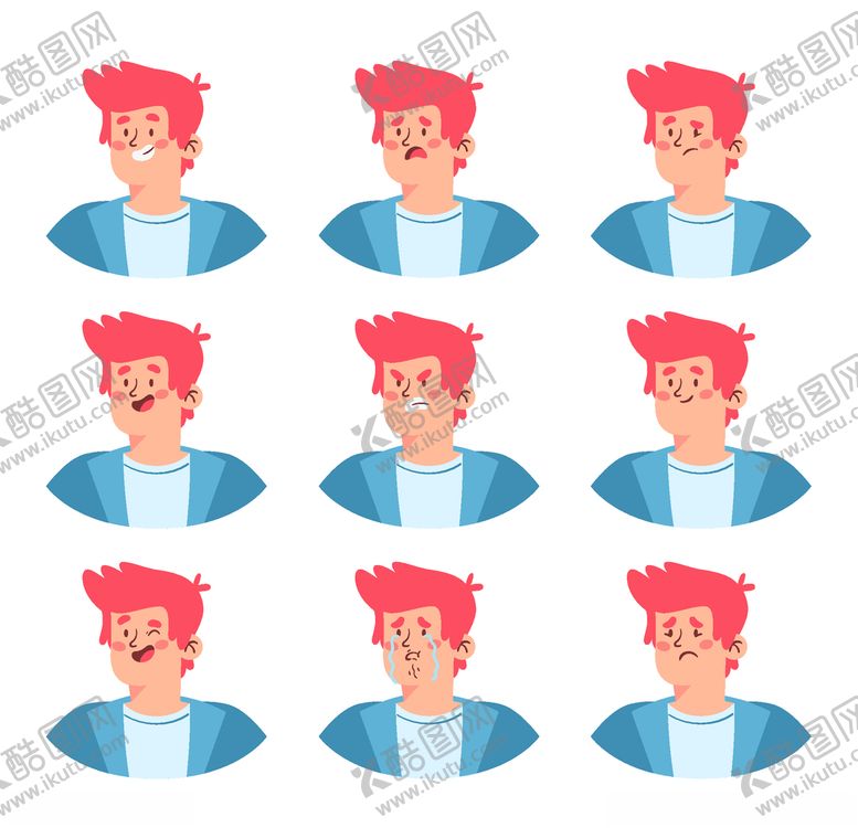 编号：13293506190709113824【酷图网】源文件下载-不同表情