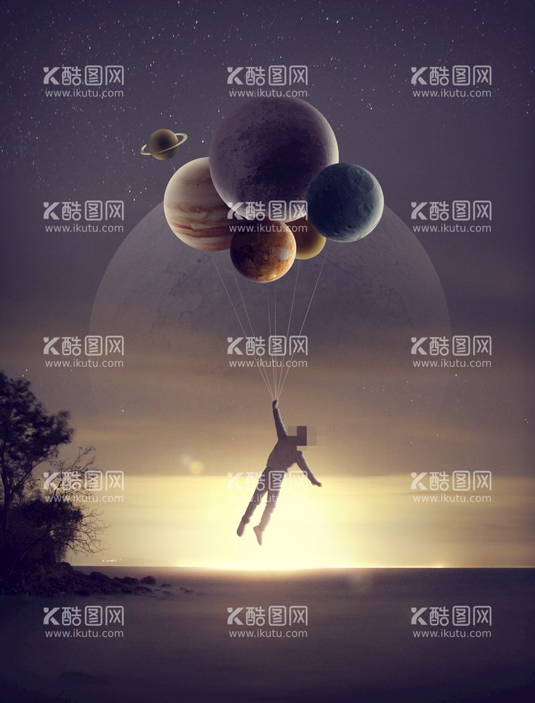 编号：68472109132330493057【酷图网】源文件下载-创意星球星空星空吊顶