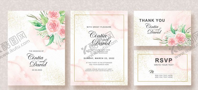 编号：40516309132245405647【酷图网】源文件下载-婚礼请柬