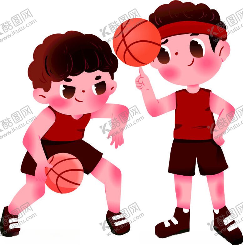 编号：85831502230616513020【酷图网】源文件下载-篮球小伙矢量