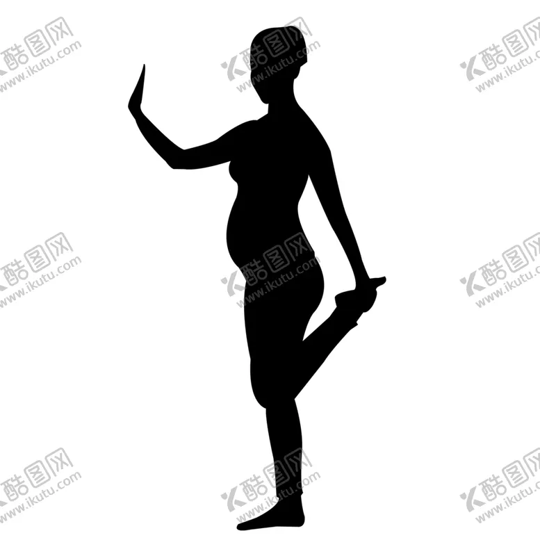 编号：20950705022338334039【酷图网】源文件下载-瑜咖剪影