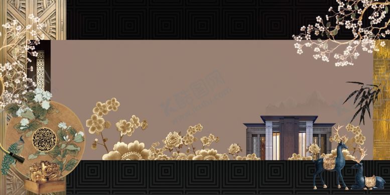 编号：85848609252351252911【酷图网】源文件下载-地产活动背景海报素材