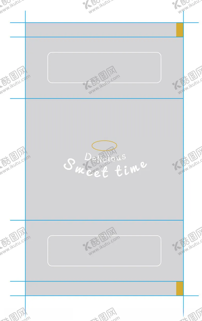编号：86612901251907159129【酷图网】源文件下载-简约英文糕点包装通用袋