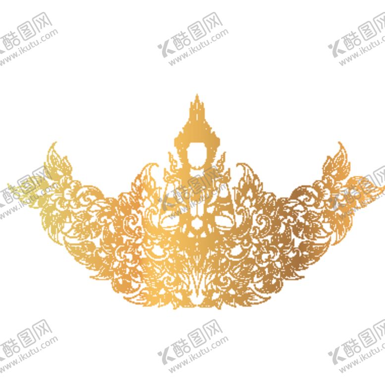 编号：62057109240843326446【酷图网】源文件下载-创意金色花纹图案设计
