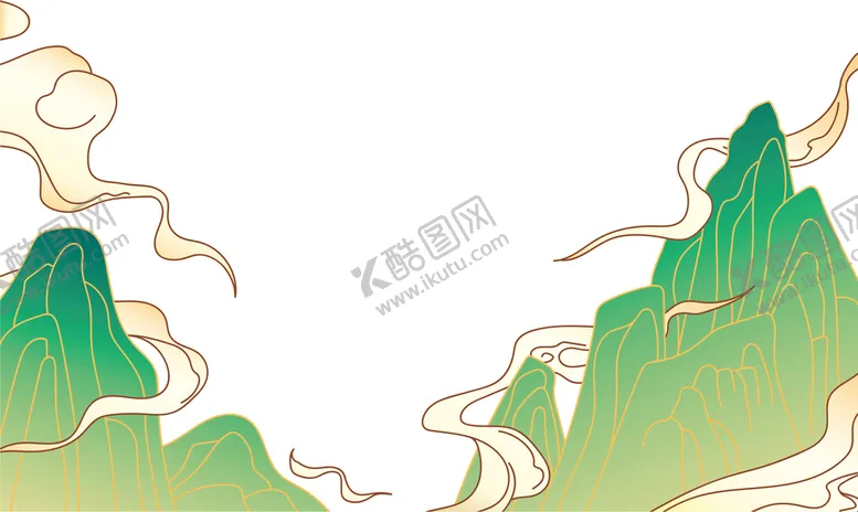编号：03754109161511327621【酷图网】源文件下载-国风山插画