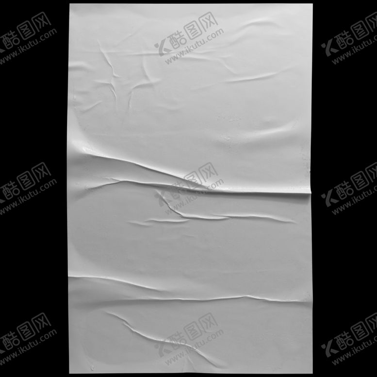 编号：49522702180651184288【酷图网】源文件下载-潮流复古褶皱肌理海报贴图样机