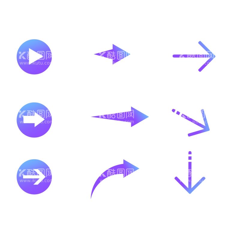 编号：13060212030549136788【酷图网】源文件下载-图标箭头合集