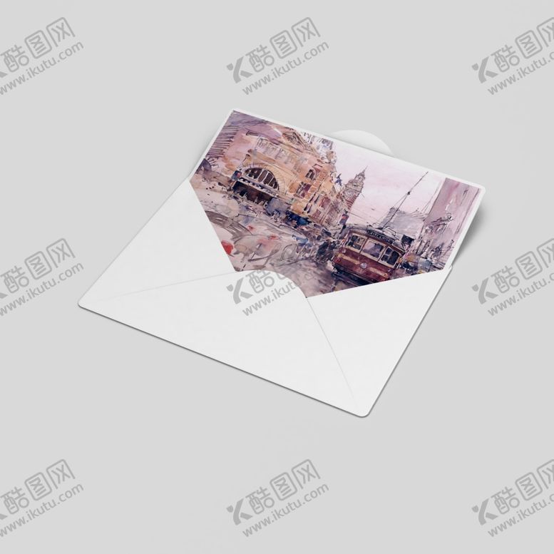 编号：53215107131904384206【酷图网】源文件下载-明信片样机