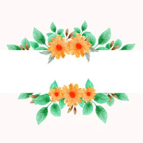 水彩花卉