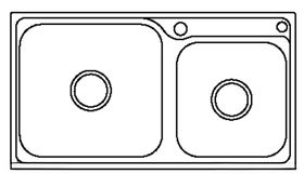 手工盆线条图手工盆洗手盆