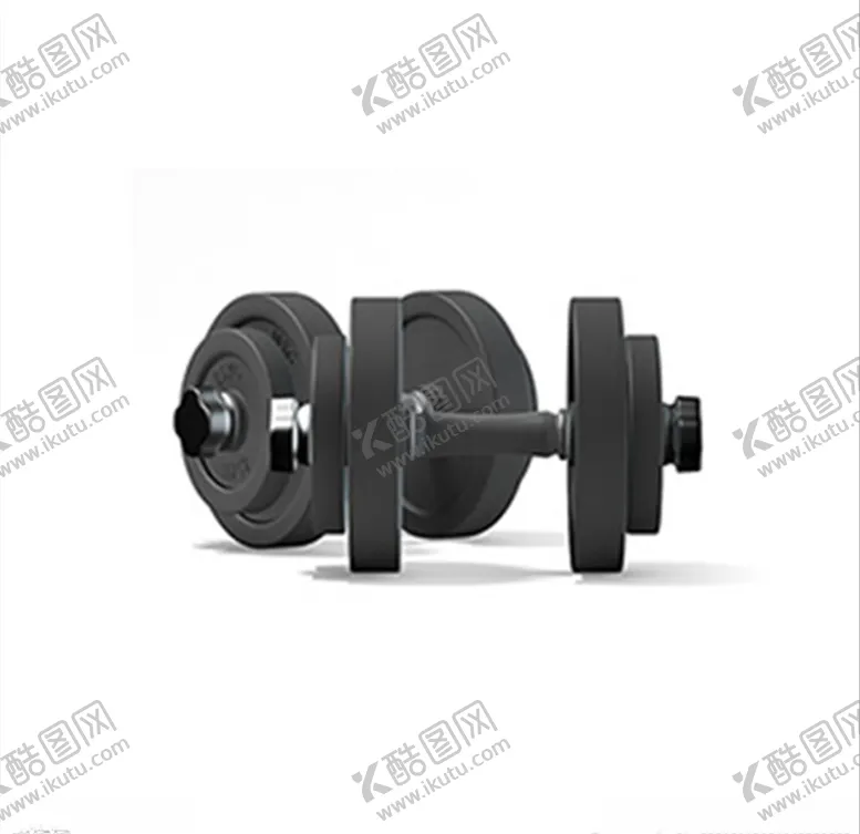 编号：29242610281331096121【酷图网】源文件下载-C4D模型哑铃杠铃举重