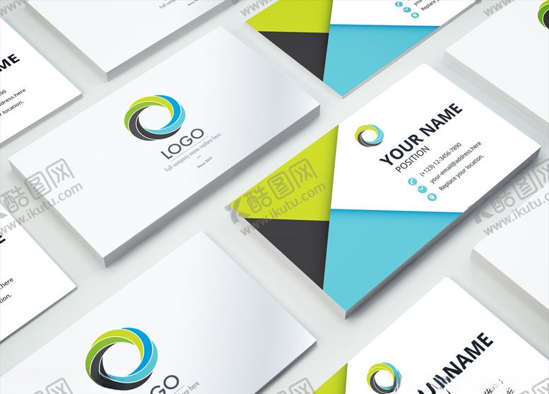 编号：63414809250524174482【酷图网】源文件下载-矢量名片模板