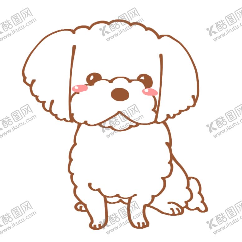 编号：36882703141225434570【酷图网】源文件下载-卡通小狗