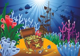 海底乐园生物水底乐园水草