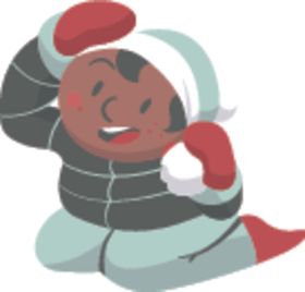 小雪打雪仗雪花