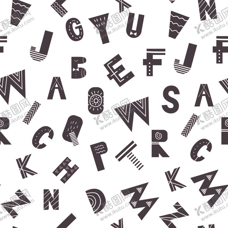 编号：74771509241555125795【酷图网】源文件下载-矢量字母