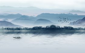 水墨山水