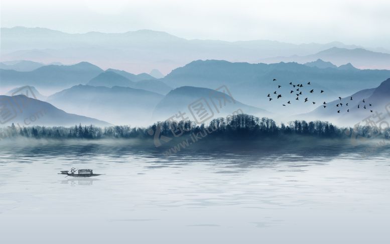 编号：23286205291200538114【酷图网】源文件下载-水墨山水