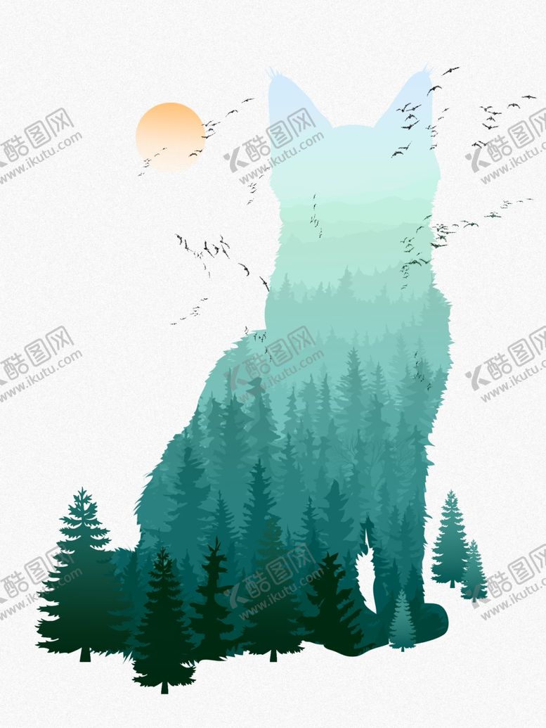 编号：32377107031109001187【酷图网】源文件下载-水墨装饰画