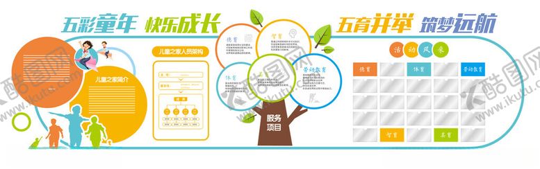 编号：93194511021852027301【酷图网】源文件下载-儿童之家文化墙