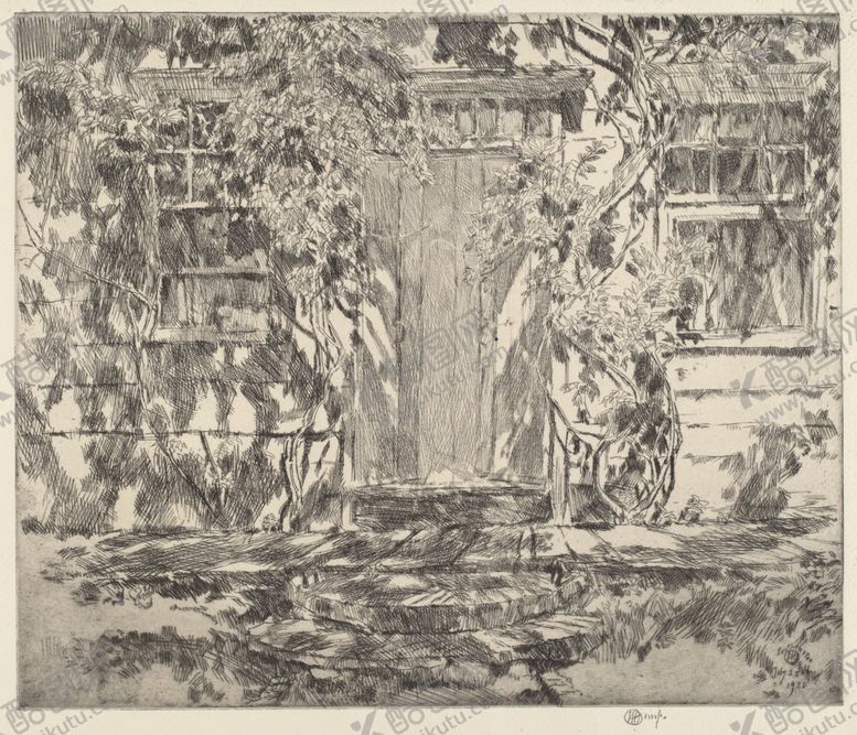 编号：56173611010743455786【酷图网】源文件下载-街景风景印象派油画