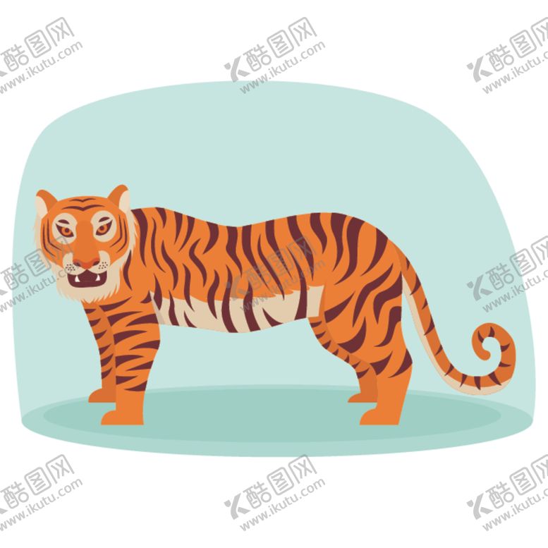 编号：47767809260409218473【酷图网】源文件下载-卡通老虎