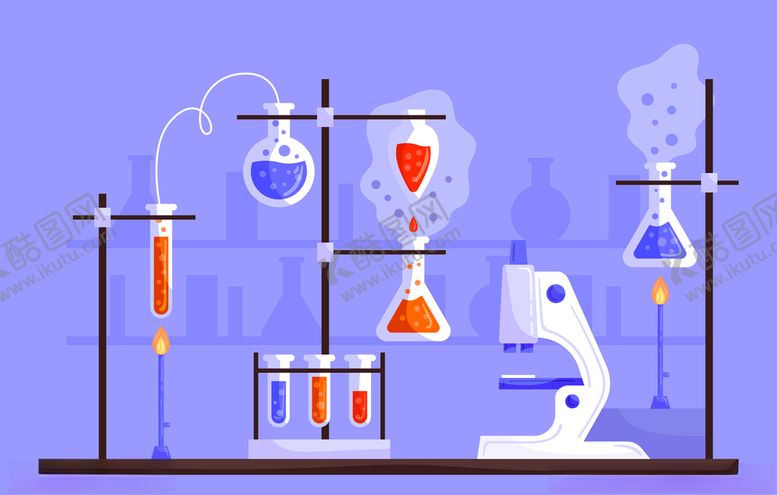 编号：32493710151515296219【酷图网】源文件下载-矢量科学实验器材