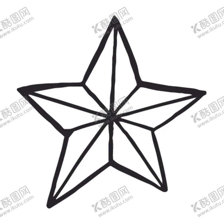 编号：65760709110551298351【酷图网】源文件下载-黑色创意五角星图案
