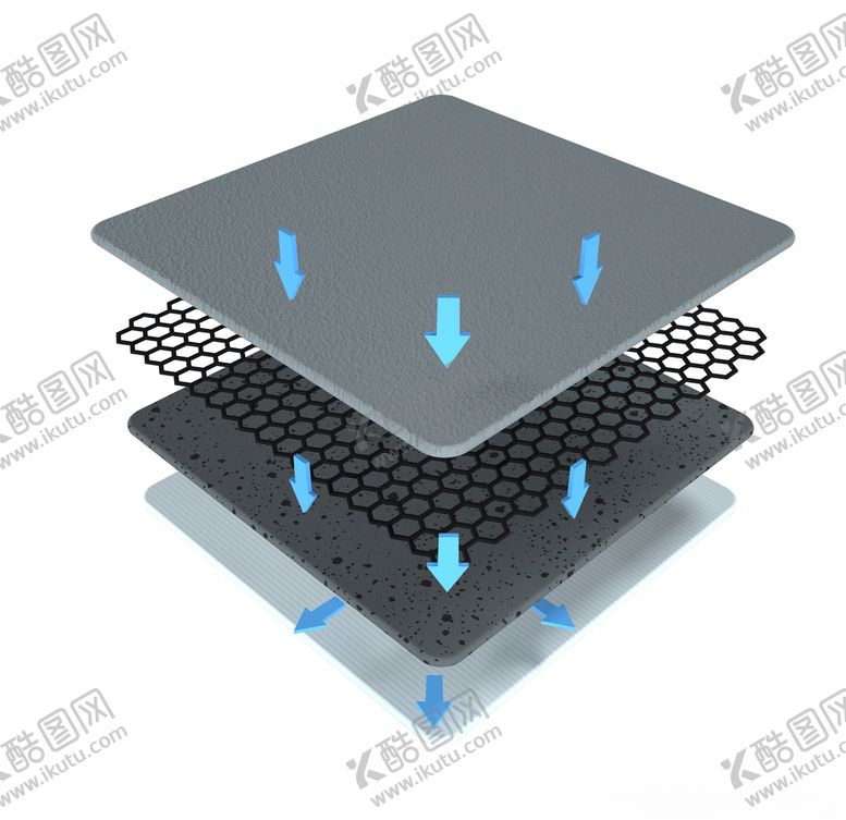 编号：55192504261322166151【酷图网】源文件下载-布料科技材料分层